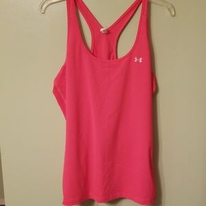 Womens under Armour pink tank top